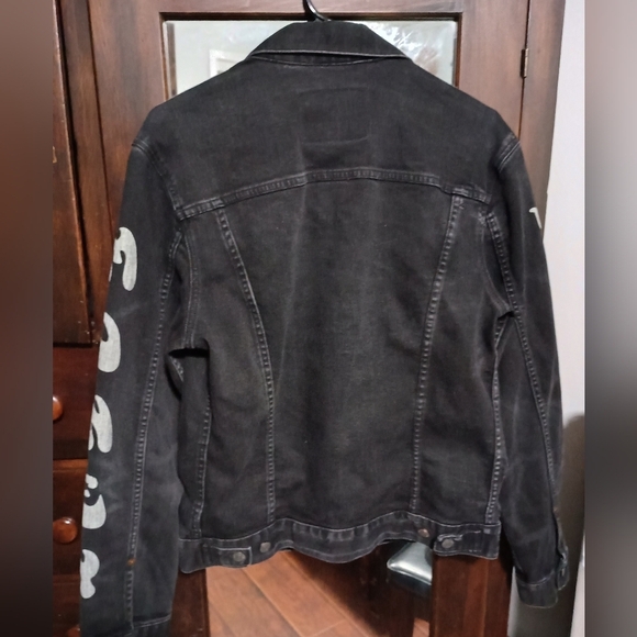 American Eagle Young Money Black Denim Jacket_Small - Picture 6 of 6